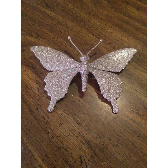 Pottery Barn Kids Silver Butterfly Christmas Ornament 3-D - Picture 5 of 5